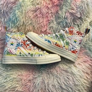 Converse Chuck 70 Hi Rainbow Bandana - Unisex men’s 4, women’s 6